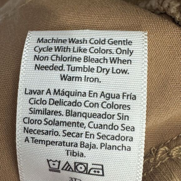 No Boundaries Canvas Duck Jacket Mens 3XL Brown Corduroy Barn Chore Y2K - Picture 11 of 11